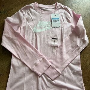 Nike Kids Light Pink Long Sleeve Tee
